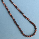Red Tiger Eye Stone Necklace to support Motivation