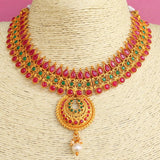 Sanskriti Temple Necklace Set