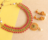 Sanskriti Temple Necklace Set