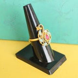 Peacock Adjustable Ring