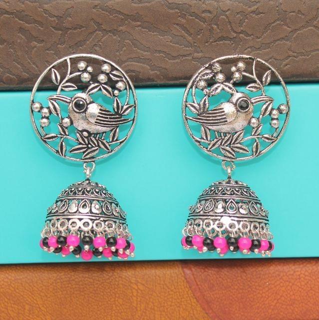 German Silver Jhumka Earring