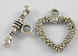 Tibetan Alloy Toggle Clasps Antique Silver 19x16mm