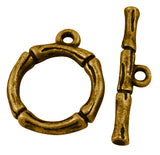 Alloy Toggle Clasps Antique Golden 20x17mm