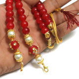 Beaded Necklace Dori Red