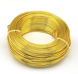 Aluminium Craft Wire Gold 10 Mtrs, Size 2 mm