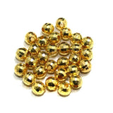 500 Pcs Golden Faceted CCB Beads 6mm