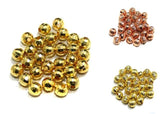 300 Pcs Golden Faceted CCB Beads 6mm