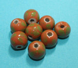 20 Pcs Ceramic Round Beads 16mm