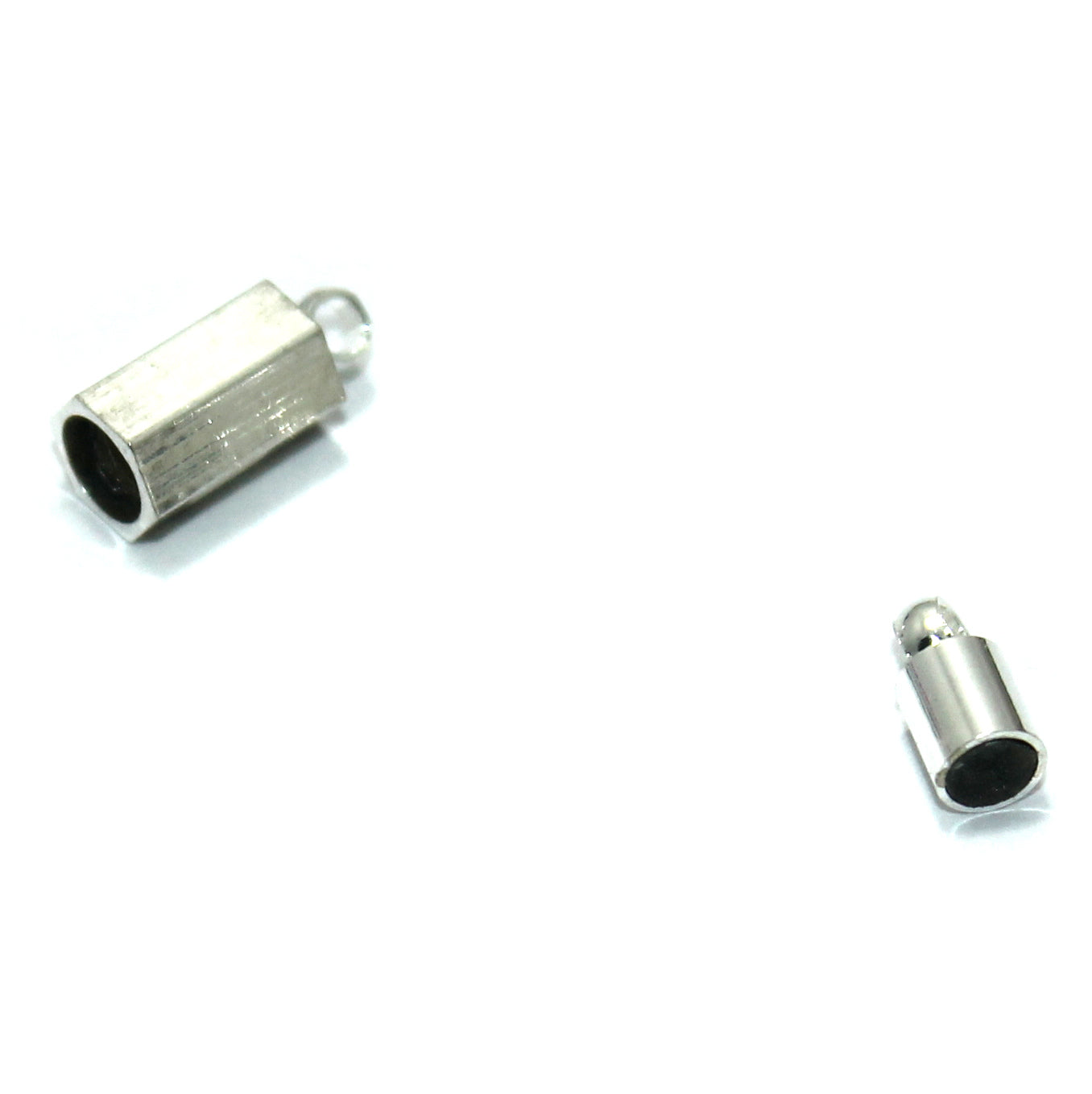 5 Pcs, 14x5mm Magnetic Clasps Silver