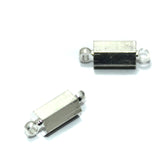 5 Pcs, 14x5mm Magnetic Clasps Silver