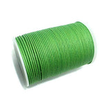 100 Mtrs. Jewellery Making Cotton Cord Parrot Green 2mm