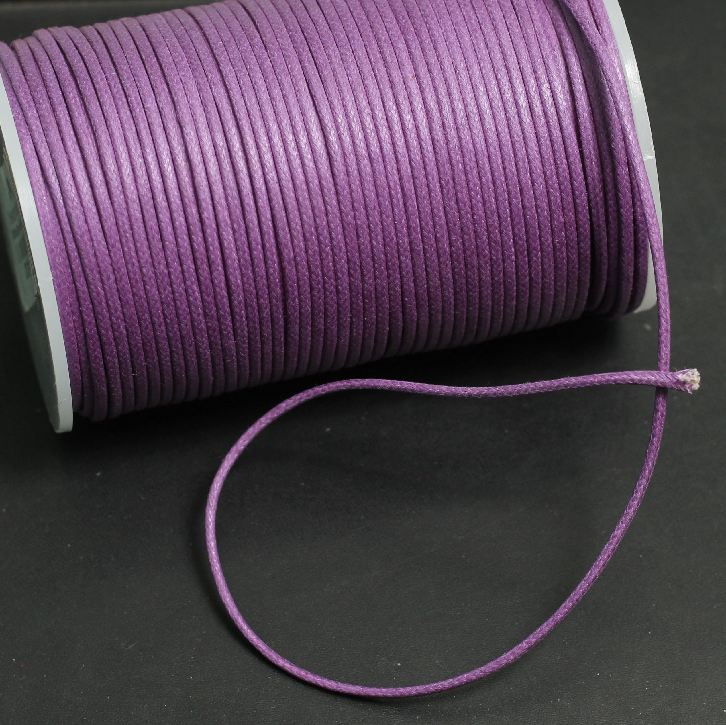 Jewellery Making Cotton Cord Purple 2mm