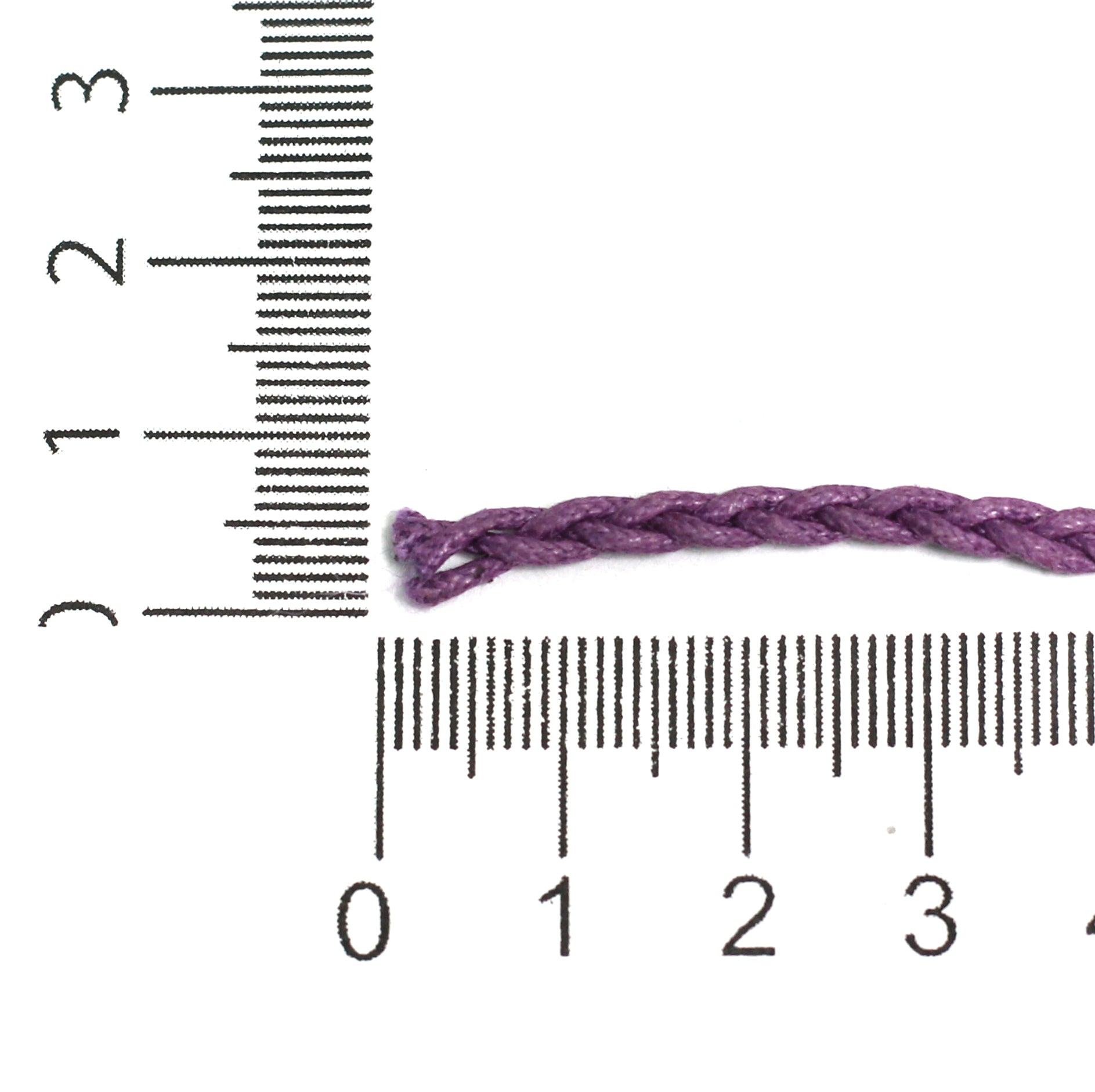 10 Mtrs 3 Ply Braided String Cotton Cords Rope Purple 3mm