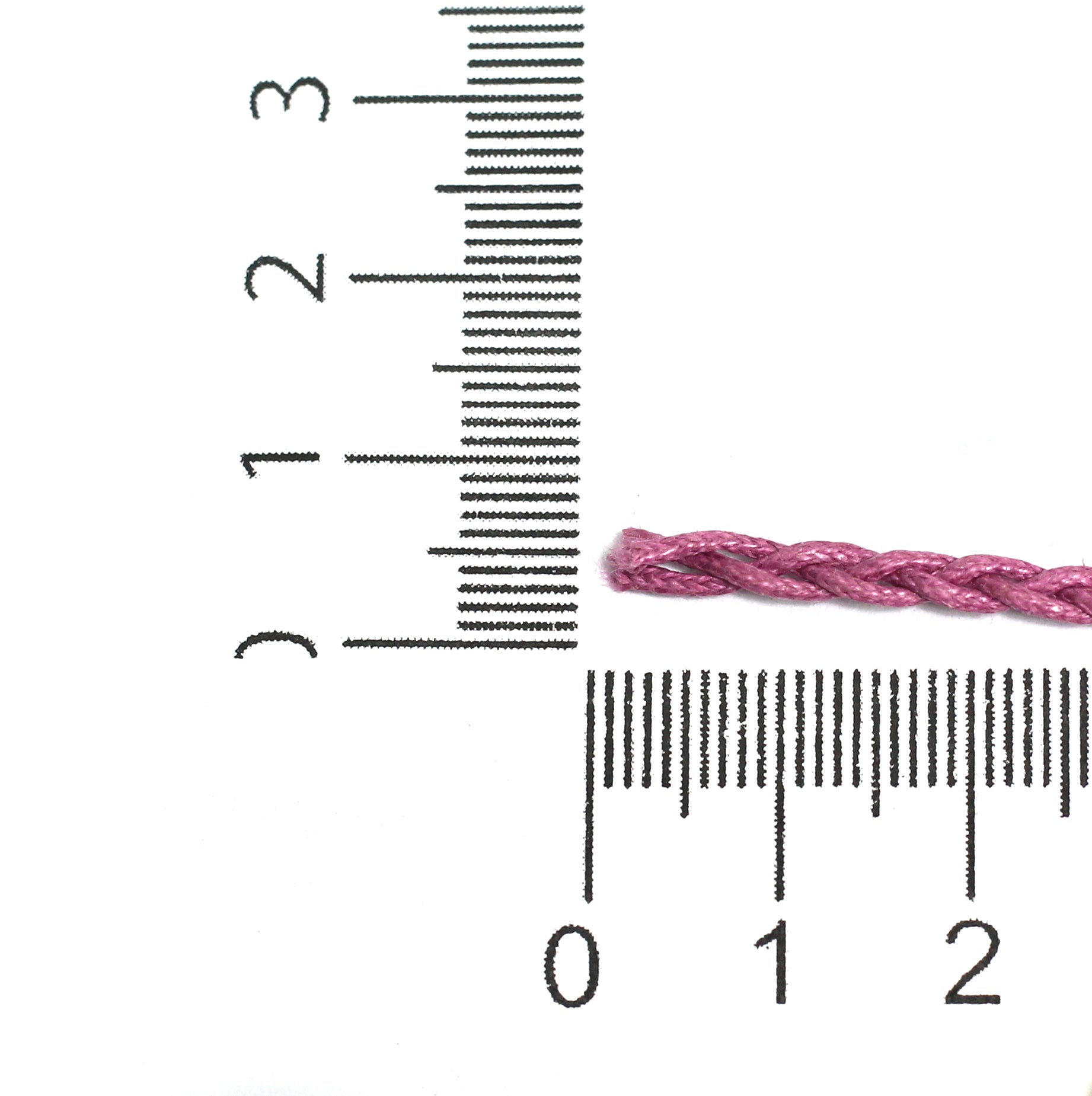 10 Mtrs 3 Ply Braided String Cotton Cords Rope Violet 3mm
