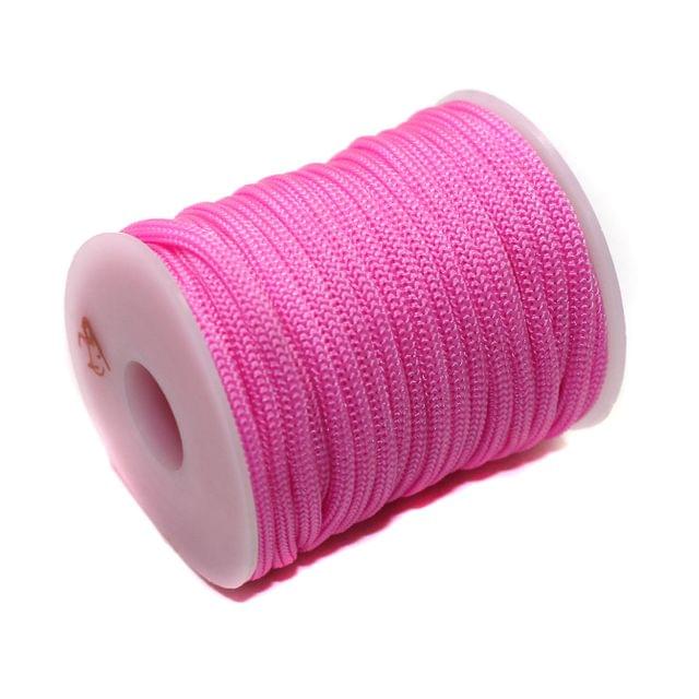 10 Mtrs Bracelet Paracord Rope Pink 3mm – beadsnfashion