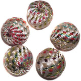 10 Crochet Round Beads Assorted 22 mm