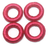25 Pcs. Crochet Ring Hot Pink 36 mm