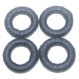 25 Pcs. Crochet Ring Navy Blue 36 mm