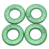 25 Pcs. Crochet Ring Green 40 mm