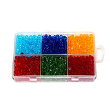 Acrylic Crystal Beads  DIY Kit for Jewellery Making, Beading, Embroidery and Art and Crafts, Size 4mm