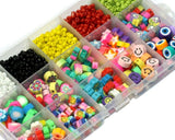 Polymer Clay Fimo Beads, Seed Beads Beads DIY Kit