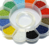 Opaque Colors Glass Seed Beads Kit