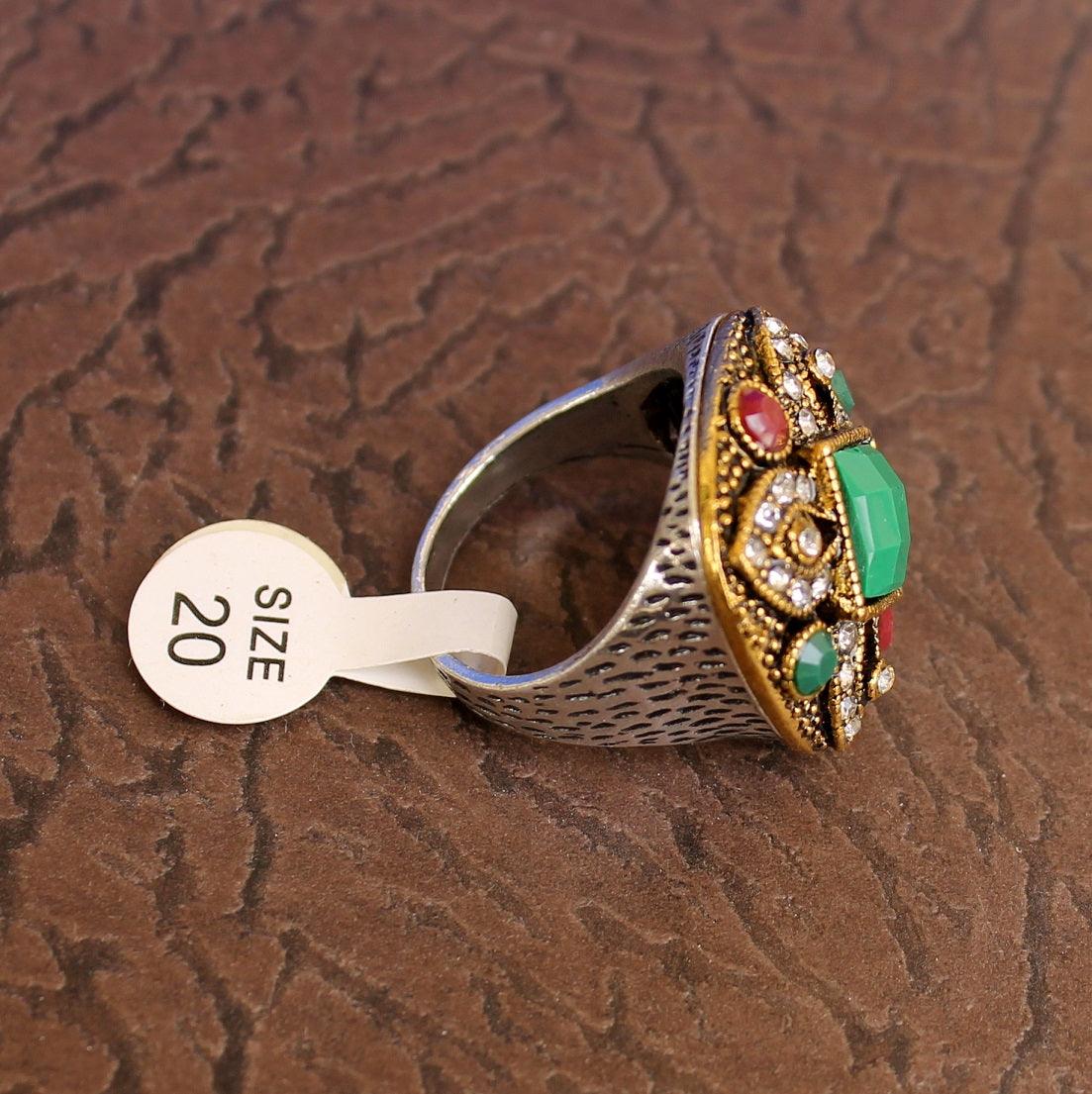 Designer Victorian Finger Rings Multicolor_BNFRJF104_1