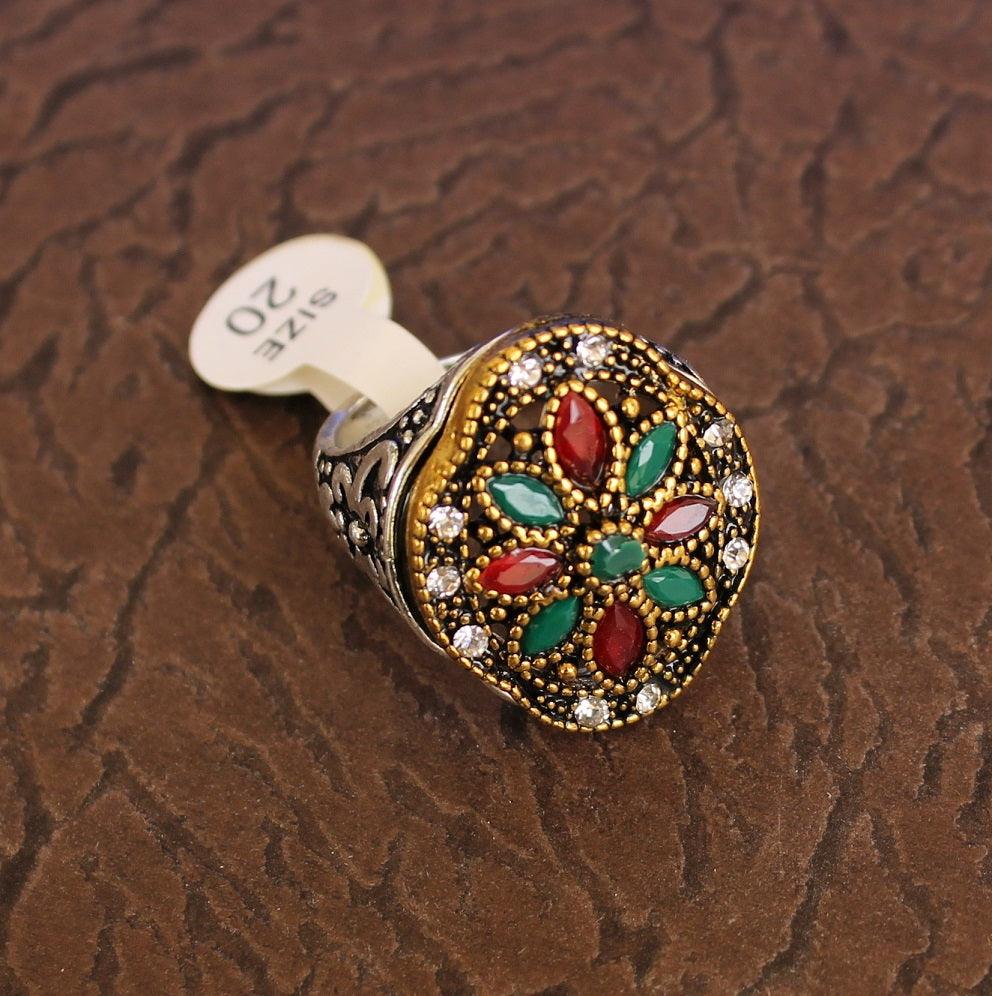 Designer Victorian Finger Rings Multicolor_BNFRJF105