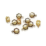 Flower Earrings Components Pearl Charms Size 10x8mm