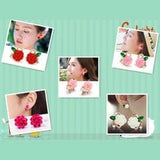 5 Pairs Clip-on Earring Findings Pad Base Flat Back Round Tray Blank Setting, Size 14mm
