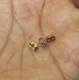 5x3mm Golden Brass Earring Posts