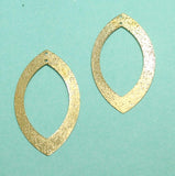 4 Pairs Gold Plated Earrings Components