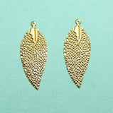 8 Pairs Gold Plated Earrings Components