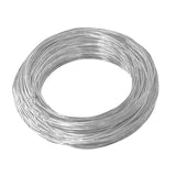 18 Mtrs 22 Gauge Silver Plated Brass Craft Wire
