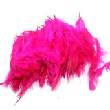 100 Jewellery Making Feather Hot Pink