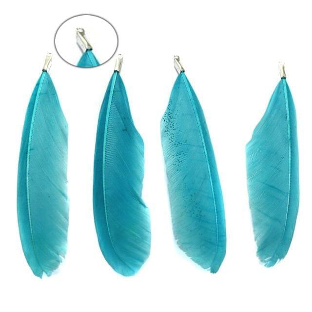 80+ Premium Jewellery Making Feathers Teal