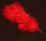 5 Pcs Jewellery Making Red Feathers