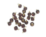 200 Faceted Loreal Beads Trans Purple 8 mm