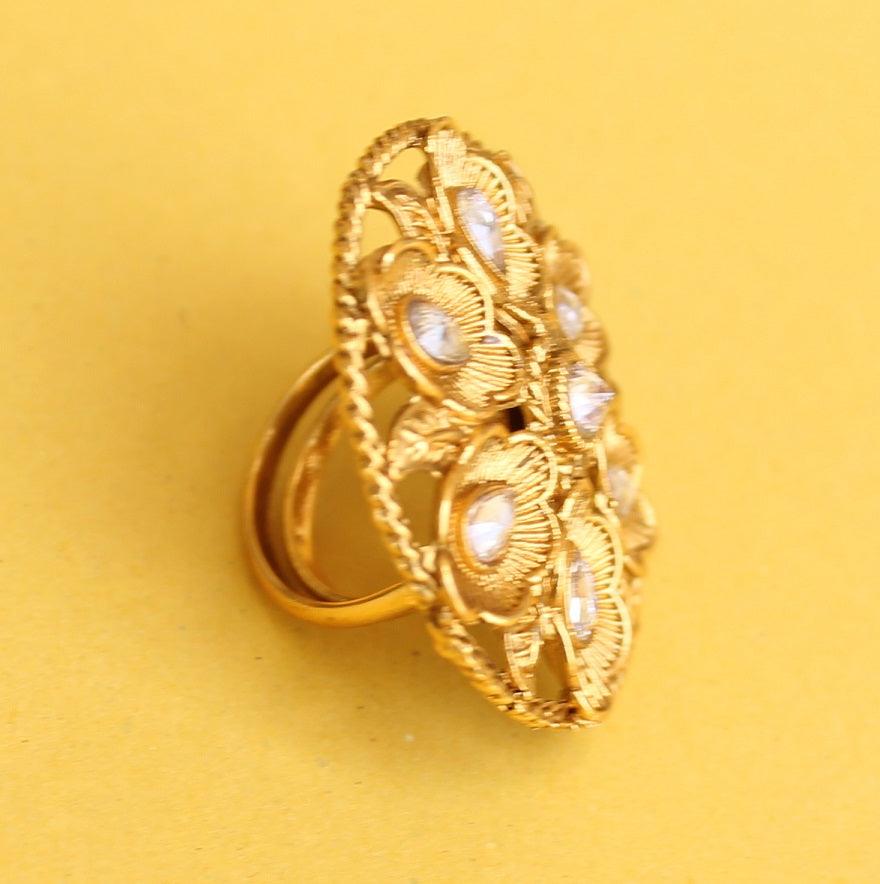 Golden_Adjustable_Kundan_Finger_Rings_BNFRJF109_1