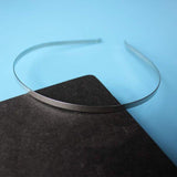Hairband Bases Silver 15 Inch