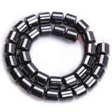 1 String, 8mm Magnetic Hematite Tube Beads