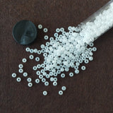 240+Pcs, 6/0 Opaque White Preciosa Seed Beads