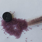 3200+ Pcs, 11/0 Purple Trans Glass Seed Beads