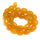 12x16mm Yellow Gemstone Tumble Beads 1 String
