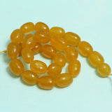 12x16mm Yellow Gemstone Tumble Beads 1 String