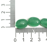 12x16mm Green Gemstone Tumble Beads 1 String