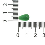 12x8mm Green Drop Monalisa Beads 1 String