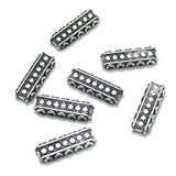 22x7mm German Silver Five Holes Spacer Beads