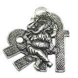 1 Pc German Silver Lord Ganesha Pendant Silver