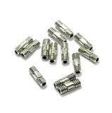 50 Pcs German Silver Spacer Beads 9x3mm